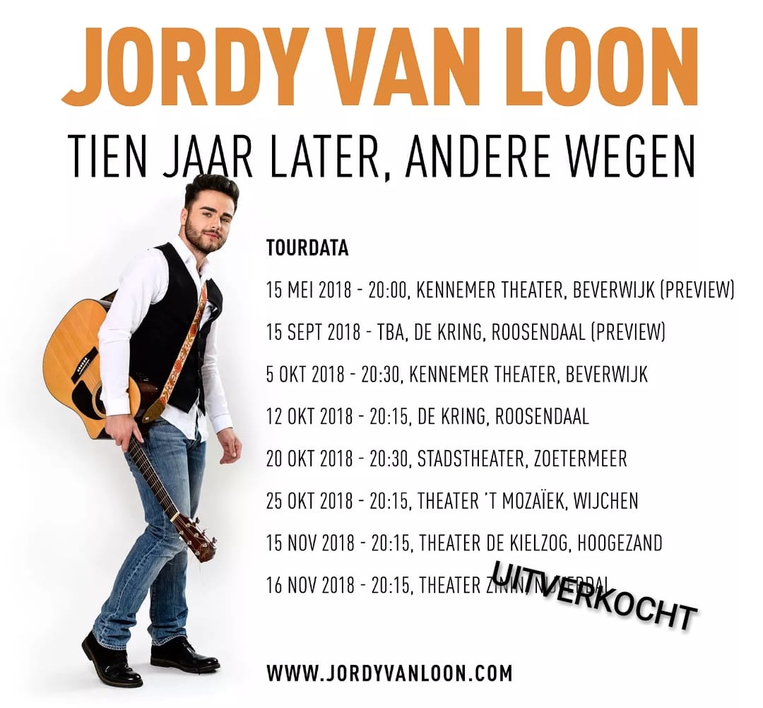 Jordy van Loon aandere wegen poster